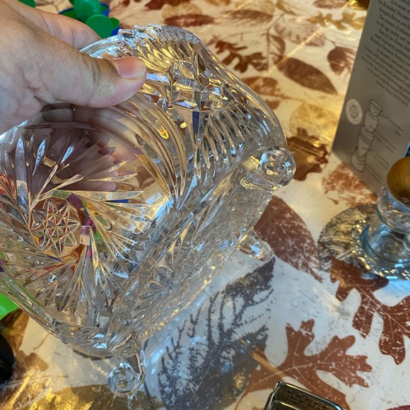 Crystal Serving Bowl / Display Bowl I dunno - Picture 4 of 4